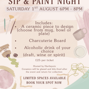 SIP & PAINT NIGHT 1st of August