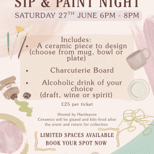 SIP & PAINT NIGHT 27th of June